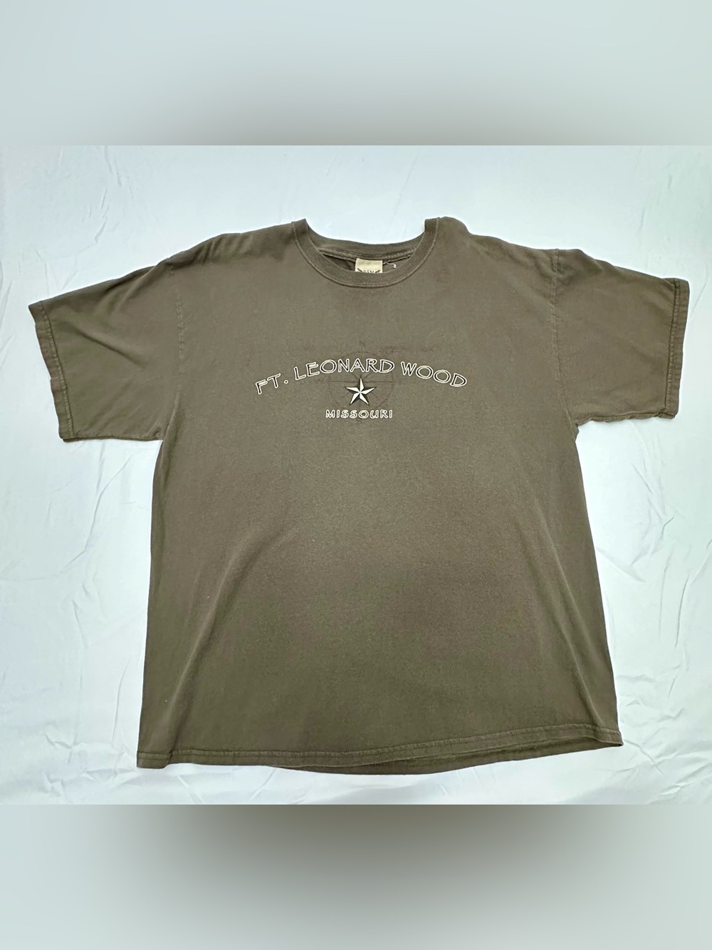 Ft. Leonard Wood Missouri Short Sleeve Graphic Tee - Brown